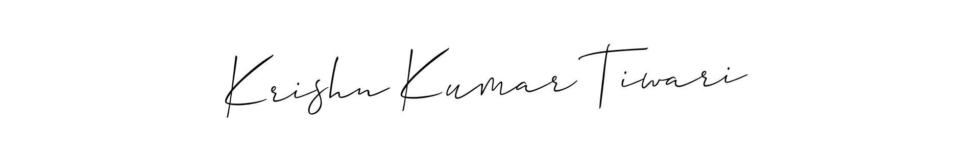 Once you've used our free online signature maker to create your best signature Allison_Script style, it's time to enjoy all of the benefits that Krishn Kumar Tiwari name signing documents. Krishn Kumar Tiwari signature style 2 images and pictures png