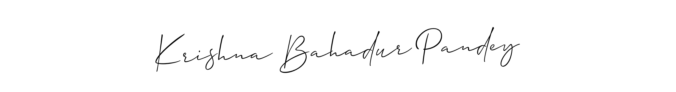 This is the best signature style for the Krishna Bahadur Pandey name. Also you like these signature font (Allison_Script). Mix name signature. Krishna Bahadur Pandey signature style 2 images and pictures png