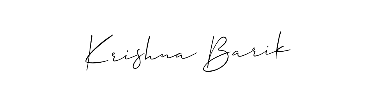 Best and Professional Signature Style for Krishna Barik. Allison_Script Best Signature Style Collection. Krishna Barik signature style 2 images and pictures png