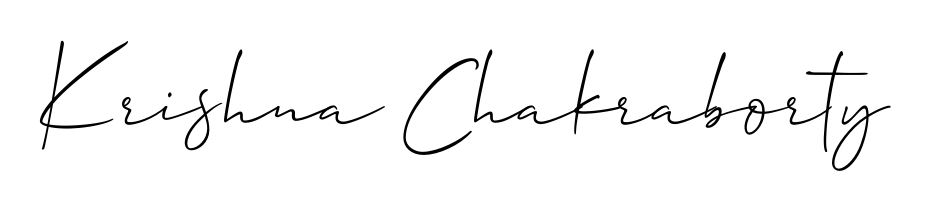 Also You can easily find your signature by using the search form. We will create Krishna Chakraborty name handwritten signature images for you free of cost using Allison_Script sign style. Krishna Chakraborty signature style 2 images and pictures png