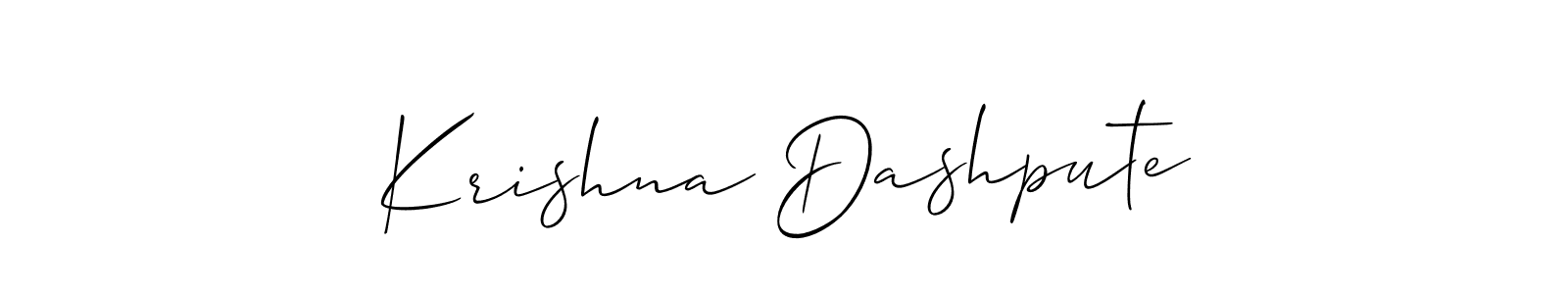 Make a beautiful signature design for name Krishna Dashpute. Use this online signature maker to create a handwritten signature for free. Krishna Dashpute signature style 2 images and pictures png