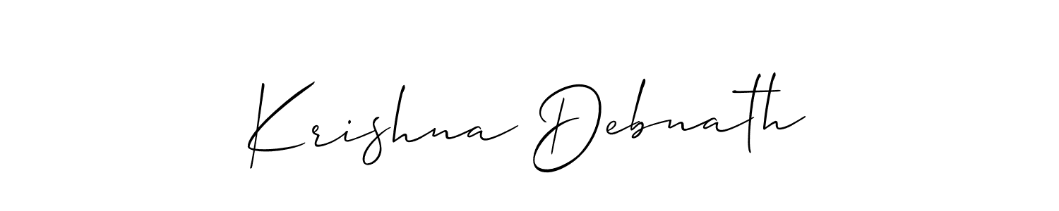Here are the top 10 professional signature styles for the name Krishna Debnath. These are the best autograph styles you can use for your name. Krishna Debnath signature style 2 images and pictures png