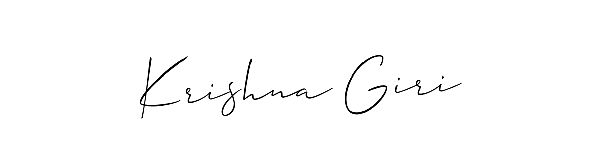if you are searching for the best signature style for your name Krishna Giri. so please give up your signature search. here we have designed multiple signature styles  using Allison_Script. Krishna Giri signature style 2 images and pictures png