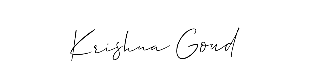 if you are searching for the best signature style for your name Krishna Goud. so please give up your signature search. here we have designed multiple signature styles  using Allison_Script. Krishna Goud signature style 2 images and pictures png