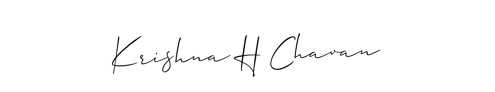 Here are the top 10 professional signature styles for the name Krishna H Chavan. These are the best autograph styles you can use for your name. Krishna H Chavan signature style 2 images and pictures png