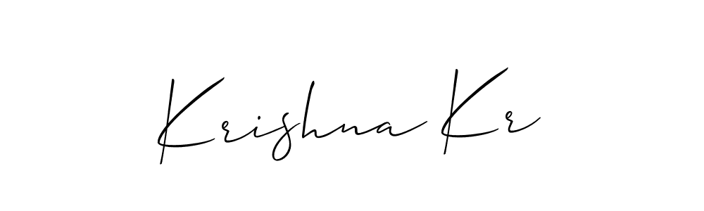 Best and Professional Signature Style for Krishna Kr. Allison_Script Best Signature Style Collection. Krishna Kr signature style 2 images and pictures png