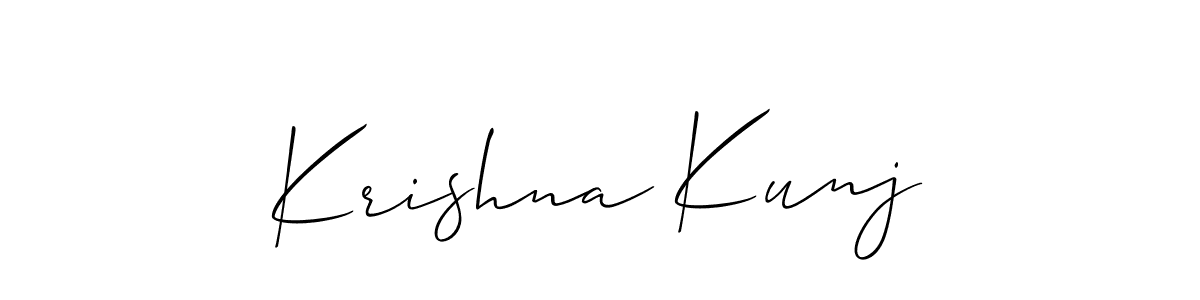 Make a beautiful signature design for name Krishna Kunj. Use this online signature maker to create a handwritten signature for free. Krishna Kunj signature style 2 images and pictures png