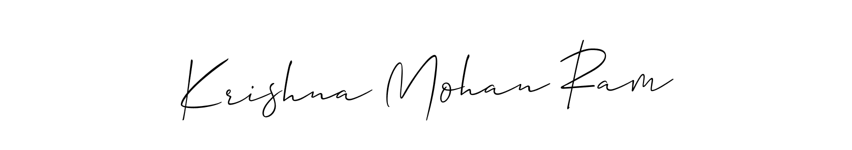 Here are the top 10 professional signature styles for the name Krishna Mohan Ram. These are the best autograph styles you can use for your name. Krishna Mohan Ram signature style 2 images and pictures png