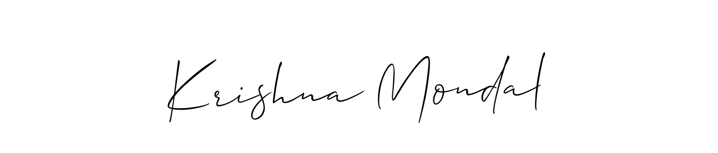 Make a beautiful signature design for name Krishna Mondal. Use this online signature maker to create a handwritten signature for free. Krishna Mondal signature style 2 images and pictures png