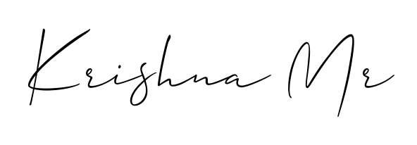 Upgrade your professional image with Krishna Mr signature created with Allison_Script font. Fast, free, and watermark-free download. Krishna Mr signature style 2 images and pictures png