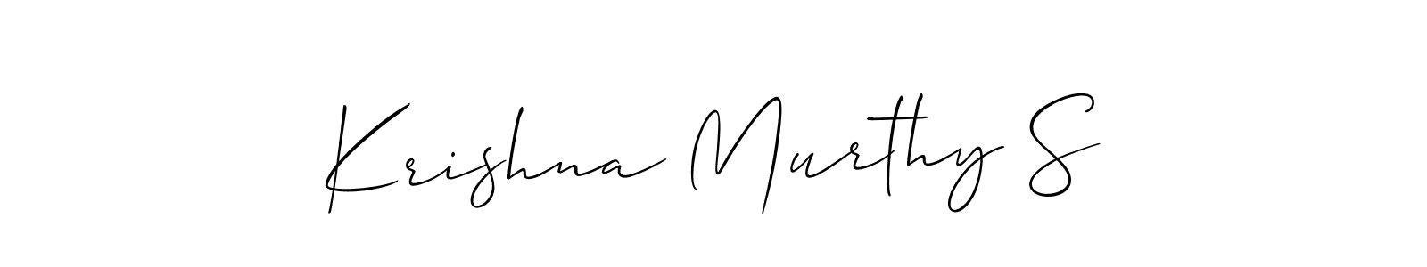 Check out images of Autograph of Krishna Murthy S name. Actor Krishna Murthy S Signature Style. Allison_Script is a professional sign style online. Krishna Murthy S signature style 2 images and pictures png