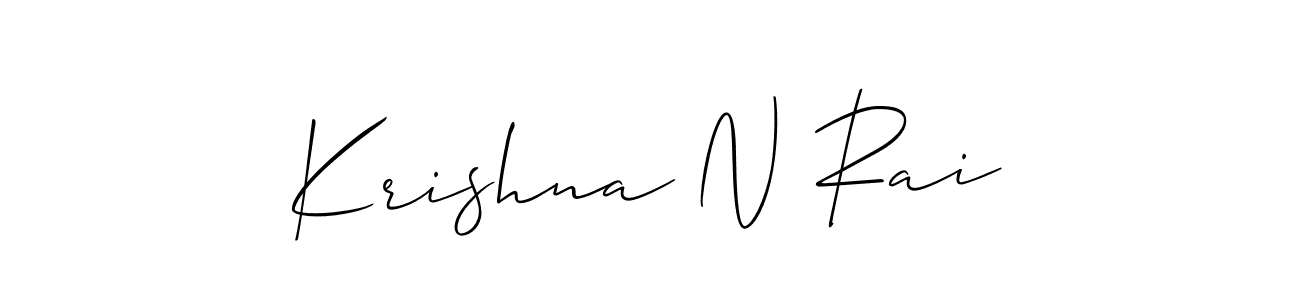 You can use this online signature creator to create a handwritten signature for the name Krishna N Rai. This is the best online autograph maker. Krishna N Rai signature style 2 images and pictures png