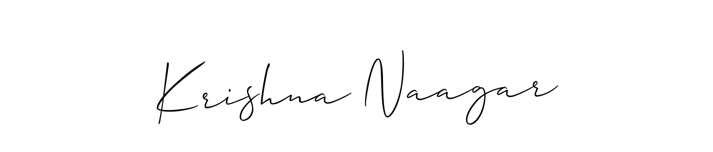 This is the best signature style for the Krishna Naagar name. Also you like these signature font (Allison_Script). Mix name signature. Krishna Naagar signature style 2 images and pictures png