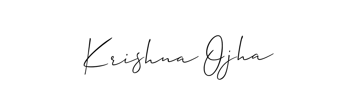 Here are the top 10 professional signature styles for the name Krishna Ojha. These are the best autograph styles you can use for your name. Krishna Ojha signature style 2 images and pictures png