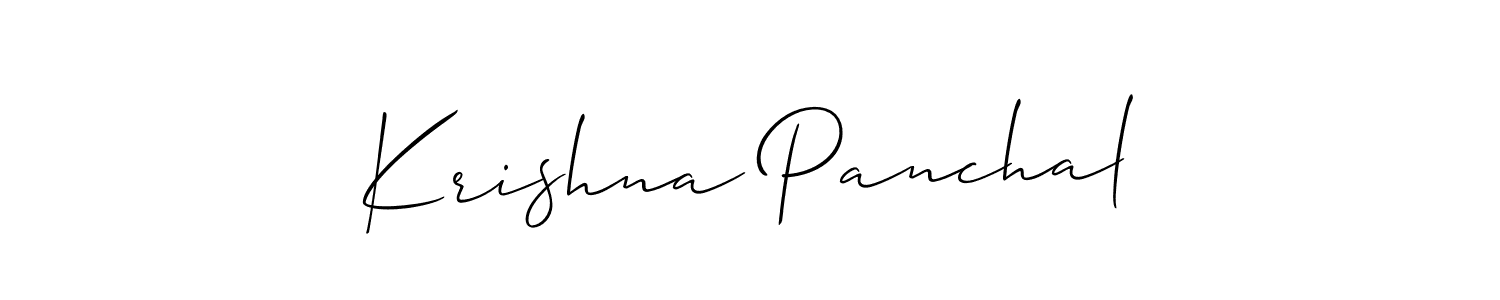 Once you've used our free online signature maker to create your best signature Allison_Script style, it's time to enjoy all of the benefits that Krishna Panchal name signing documents. Krishna Panchal signature style 2 images and pictures png