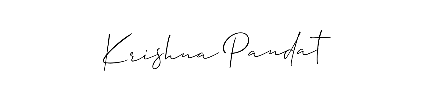 See photos of Krishna Pandat official signature by Spectra . Check more albums & portfolios. Read reviews & check more about Allison_Script font. Krishna Pandat signature style 2 images and pictures png