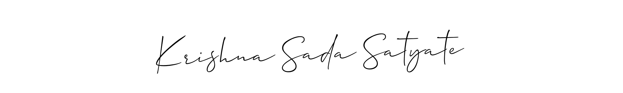 See photos of Krishna Sada Satyate official signature by Spectra . Check more albums & portfolios. Read reviews & check more about Allison_Script font. Krishna Sada Satyate signature style 2 images and pictures png