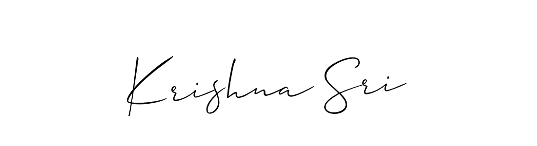It looks lik you need a new signature style for name Krishna Sri. Design unique handwritten (Allison_Script) signature with our free signature maker in just a few clicks. Krishna Sri signature style 2 images and pictures png