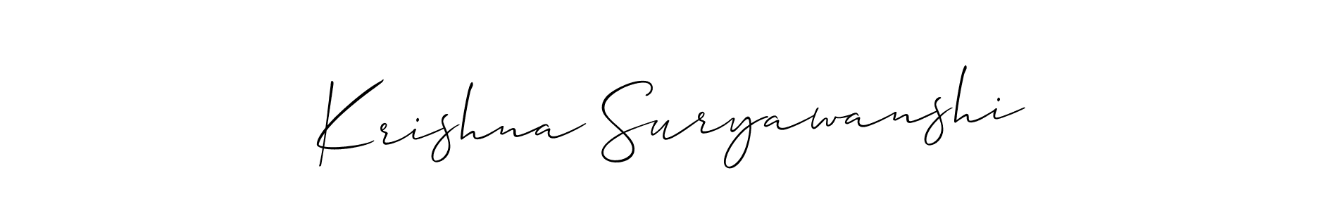 if you are searching for the best signature style for your name Krishna Suryawanshi. so please give up your signature search. here we have designed multiple signature styles  using Allison_Script. Krishna Suryawanshi signature style 2 images and pictures png
