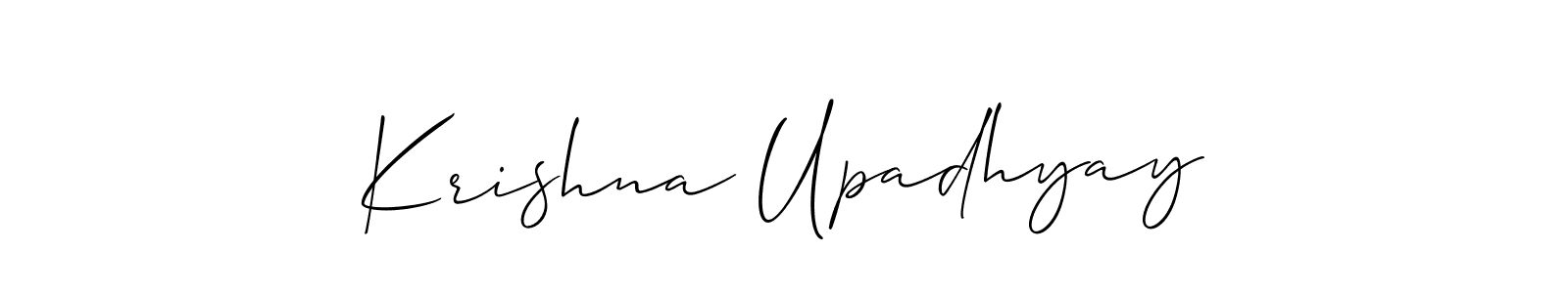 Best and Professional Signature Style for Krishna Upadhyay. Allison_Script Best Signature Style Collection. Krishna Upadhyay signature style 2 images and pictures png