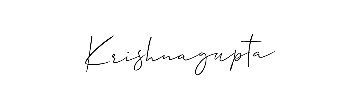 Best and Professional Signature Style for Krishnagupta. Allison_Script Best Signature Style Collection. Krishnagupta signature style 2 images and pictures png