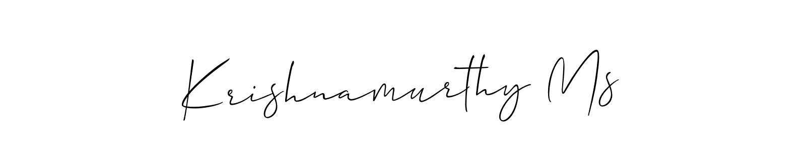 Here are the top 10 professional signature styles for the name Krishnamurthy Ms. These are the best autograph styles you can use for your name. Krishnamurthy Ms signature style 2 images and pictures png