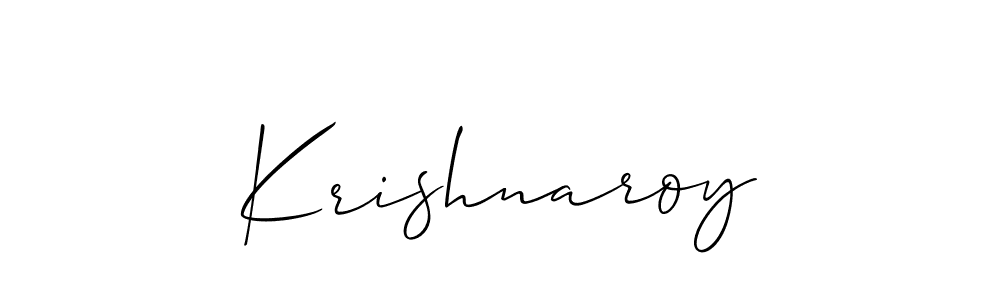 Make a beautiful signature design for name Krishnaroy. Use this online signature maker to create a handwritten signature for free. Krishnaroy signature style 2 images and pictures png