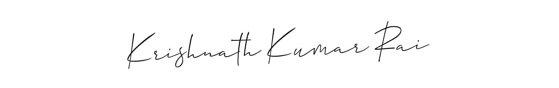 Best and Professional Signature Style for Krishnath Kumar Rai. Allison_Script Best Signature Style Collection. Krishnath Kumar Rai signature style 2 images and pictures png