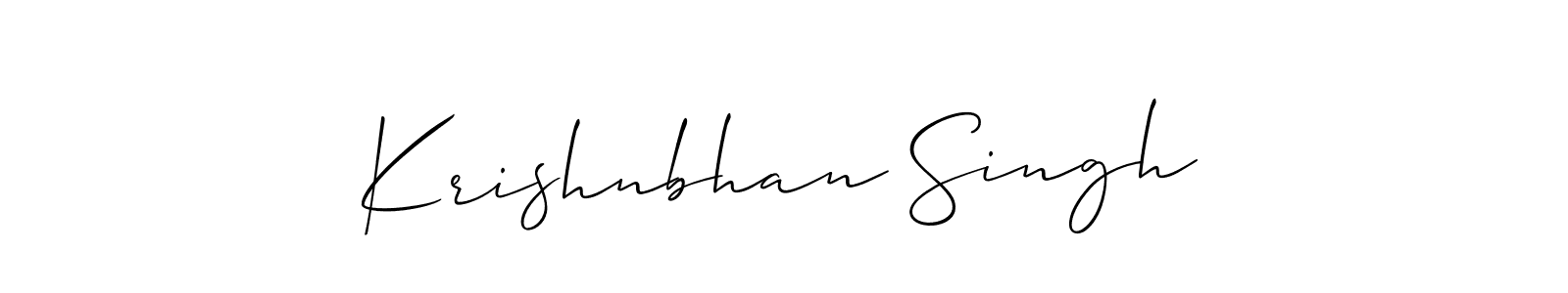 Krishnbhan Singh stylish signature style. Best Handwritten Sign (Allison_Script) for my name. Handwritten Signature Collection Ideas for my name Krishnbhan Singh. Krishnbhan Singh signature style 2 images and pictures png