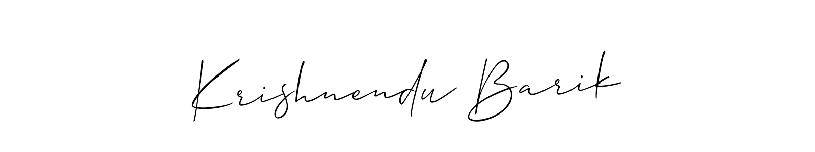 You can use this online signature creator to create a handwritten signature for the name Krishnendu Barik. This is the best online autograph maker. Krishnendu Barik signature style 2 images and pictures png