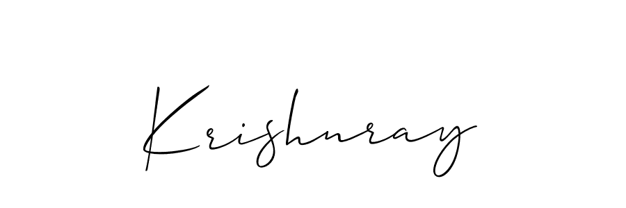 The best way (Allison_Script) to make a short signature is to pick only two or three words in your name. The name Krishnray include a total of six letters. For converting this name. Krishnray signature style 2 images and pictures png