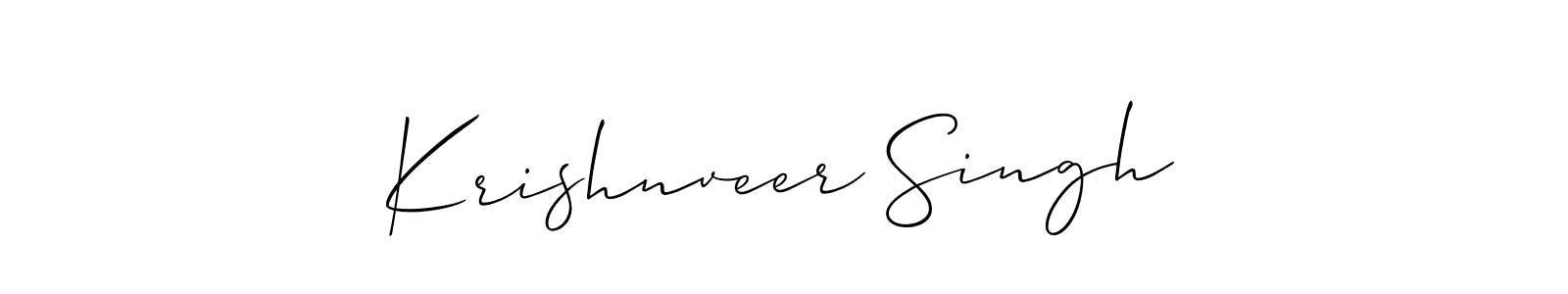 Best and Professional Signature Style for Krishnveer Singh. Allison_Script Best Signature Style Collection. Krishnveer Singh signature style 2 images and pictures png