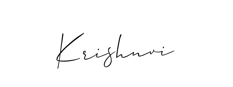 You can use this online signature creator to create a handwritten signature for the name Krishnvi. This is the best online autograph maker. Krishnvi signature style 2 images and pictures png