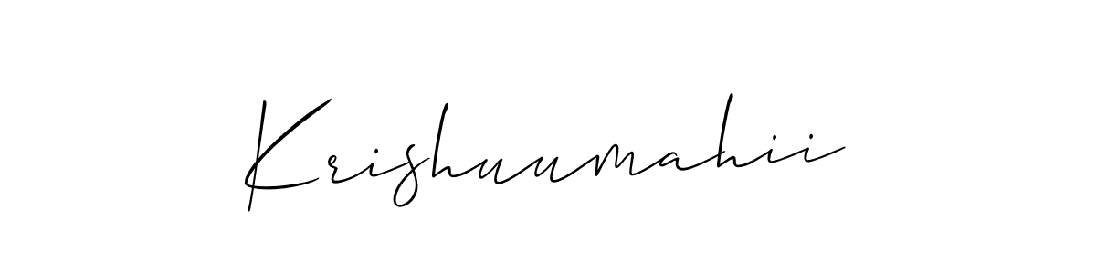 Check out images of Autograph of Krishuumahii name. Actor Krishuumahii Signature Style. Allison_Script is a professional sign style online. Krishuumahii signature style 2 images and pictures png