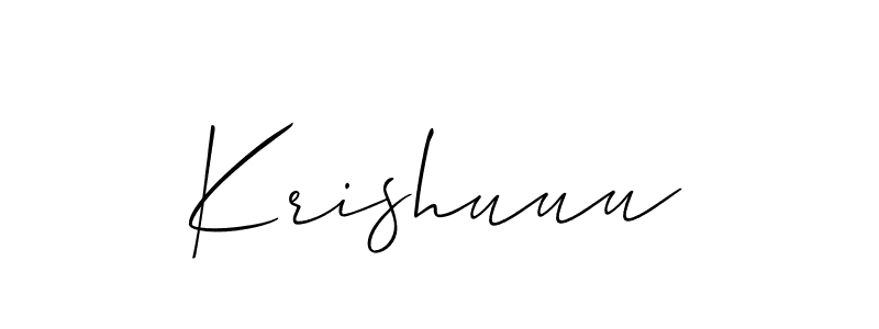 Make a short Krishuuu signature style. Manage your documents anywhere anytime using Allison_Script. Create and add eSignatures, submit forms, share and send files easily. Krishuuu signature style 2 images and pictures png