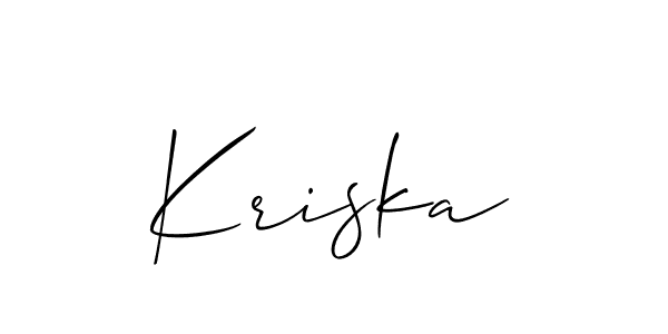 Similarly Allison_Script is the best handwritten signature design. Signature creator online .You can use it as an online autograph creator for name Kriska. Kriska signature style 2 images and pictures png