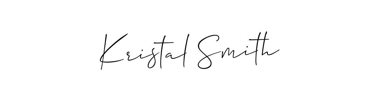 Similarly Allison_Script is the best handwritten signature design. Signature creator online .You can use it as an online autograph creator for name Kristal Smith. Kristal Smith signature style 2 images and pictures png