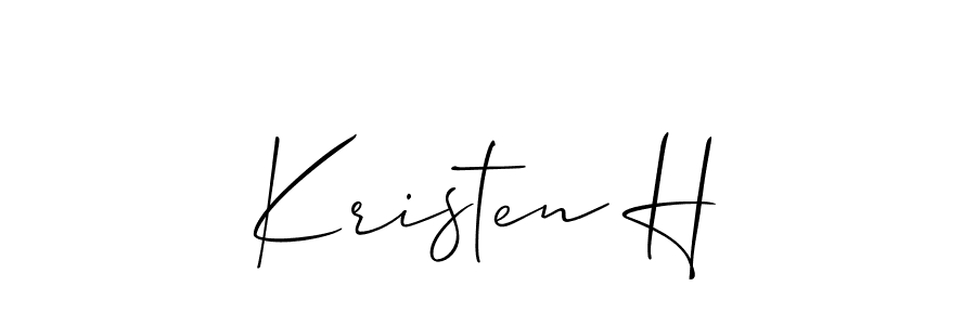 Check out images of Autograph of Kristen H name. Actor Kristen H Signature Style. Allison_Script is a professional sign style online. Kristen H signature style 2 images and pictures png
