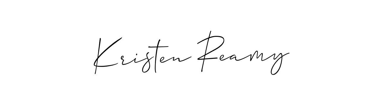 Check out images of Autograph of Kristen Reamy name. Actor Kristen Reamy Signature Style. Allison_Script is a professional sign style online. Kristen Reamy signature style 2 images and pictures png