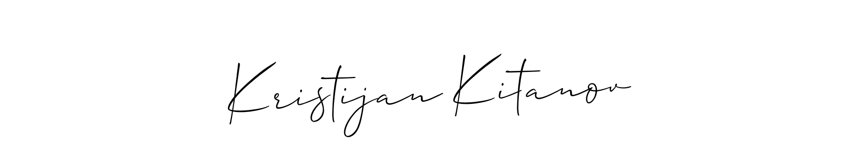 See photos of Kristijan Kitanov official signature by Spectra . Check more albums & portfolios. Read reviews & check more about Allison_Script font. Kristijan Kitanov signature style 2 images and pictures png