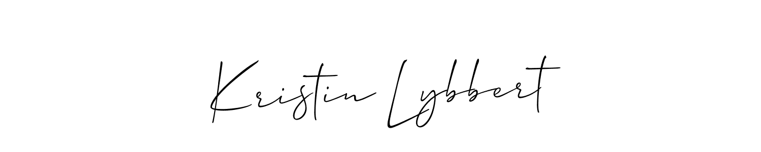 Kristin Lybbert stylish signature style. Best Handwritten Sign (Allison_Script) for my name. Handwritten Signature Collection Ideas for my name Kristin Lybbert. Kristin Lybbert signature style 2 images and pictures png