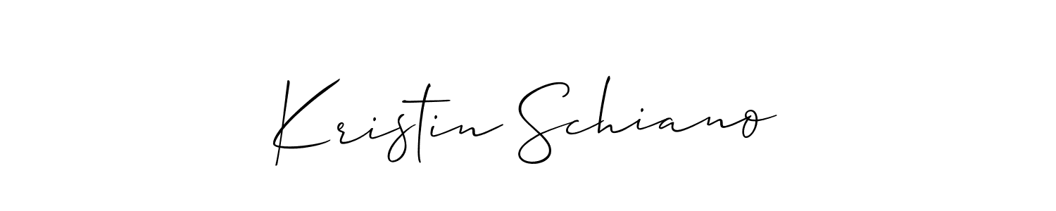How to Draw Kristin Schiano signature style? Allison_Script is a latest design signature styles for name Kristin Schiano. Kristin Schiano signature style 2 images and pictures png
