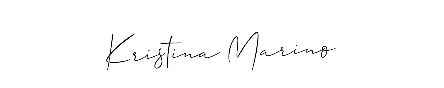 Once you've used our free online signature maker to create your best signature Allison_Script style, it's time to enjoy all of the benefits that Kristina Marino name signing documents. Kristina Marino signature style 2 images and pictures png