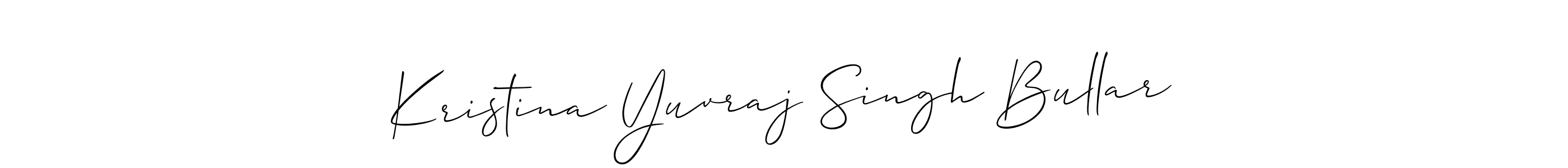 You can use this online signature creator to create a handwritten signature for the name Kristina Yuvraj Singh Bullar. This is the best online autograph maker. Kristina Yuvraj Singh Bullar signature style 2 images and pictures png