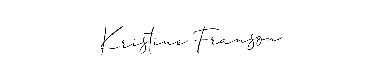 Once you've used our free online signature maker to create your best signature Allison_Script style, it's time to enjoy all of the benefits that Kristine Franson name signing documents. Kristine Franson signature style 2 images and pictures png