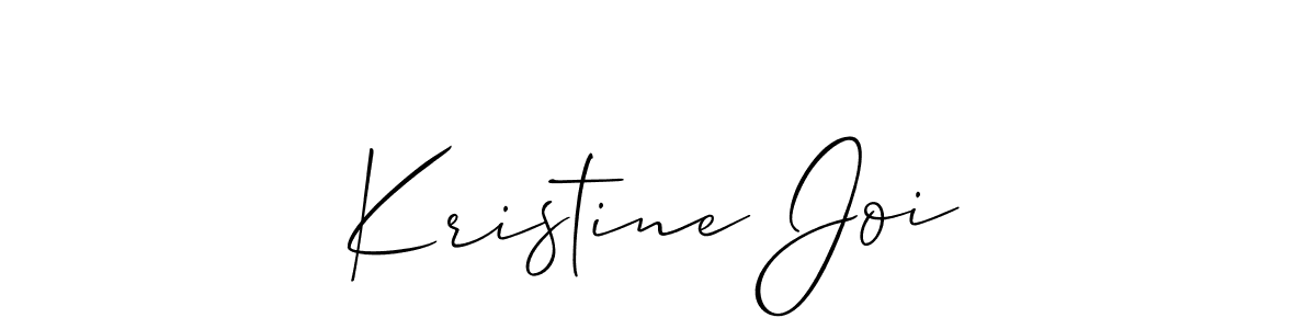 Once you've used our free online signature maker to create your best signature Allison_Script style, it's time to enjoy all of the benefits that Kristine Joi name signing documents. Kristine Joi signature style 2 images and pictures png