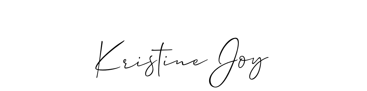 How to Draw Kristine Joy signature style? Allison_Script is a latest design signature styles for name Kristine Joy. Kristine Joy signature style 2 images and pictures png