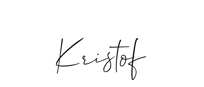 Kristof stylish signature style. Best Handwritten Sign (Allison_Script) for my name. Handwritten Signature Collection Ideas for my name Kristof. Kristof signature style 2 images and pictures png