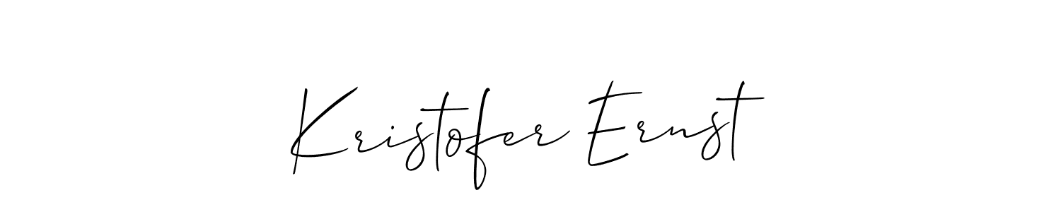 Make a short Kristofer Ernst signature style. Manage your documents anywhere anytime using Allison_Script. Create and add eSignatures, submit forms, share and send files easily. Kristofer Ernst signature style 2 images and pictures png