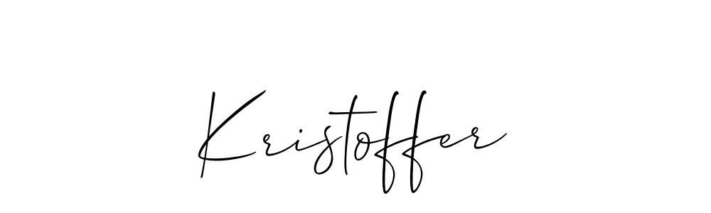 Make a beautiful signature design for name Kristoffer. Use this online signature maker to create a handwritten signature for free. Kristoffer signature style 2 images and pictures png